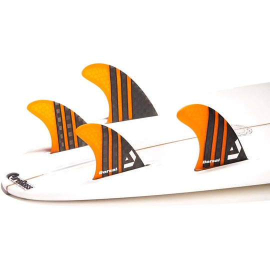 DORSAL Carbon Hexcore Futures Compatible 4-Fin Quad Set