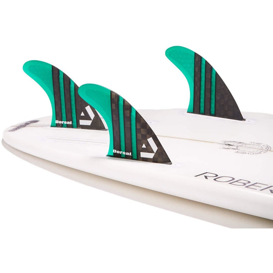 DORSAL Carbon Hexcore Futures Compatible 3-Fin Thruster Set