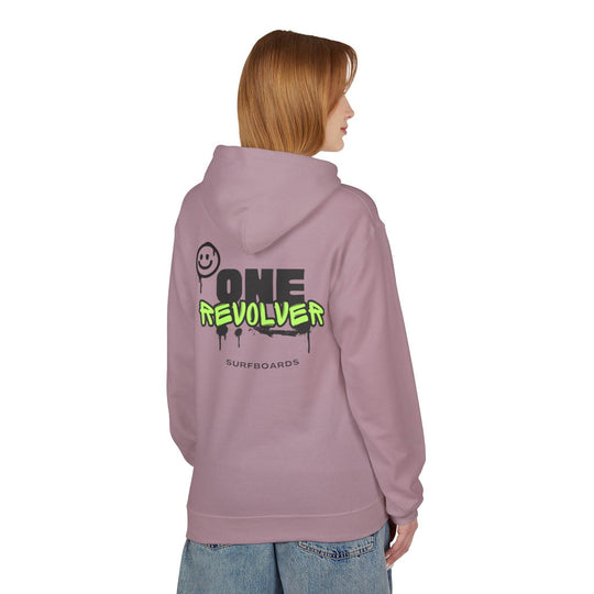 Smile Hoodie by One Revolver Surfboards – Unisex Midweight Fleece for Surf & Street - One Revolver Surfboards