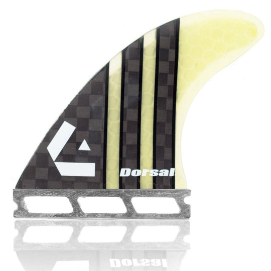 DORSAL Carbon Hexcore Futures Compatible 3-Fin Thruster Set
