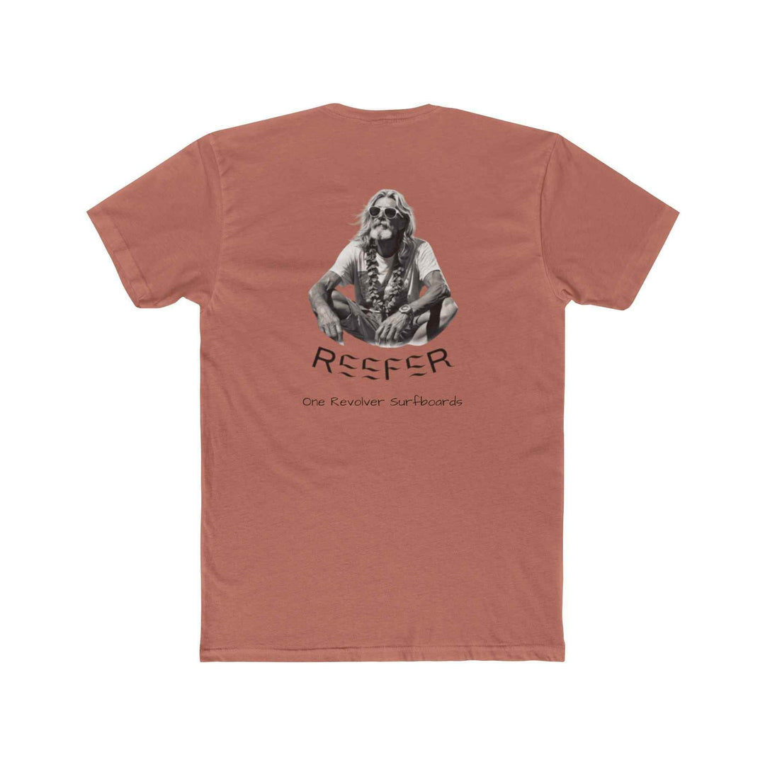 Reefer Unisex Surf T-Shirt – Laid-Back Cotton Crew with Chill Vibes - One Revolver Surfboards