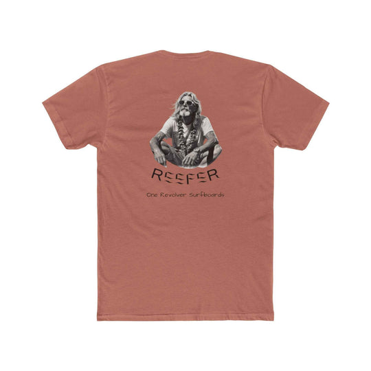 Reefer Unisex Surf T-Shirt – Laid-Back Cotton Crew with Chill Vibes - One Revolver Surfboards