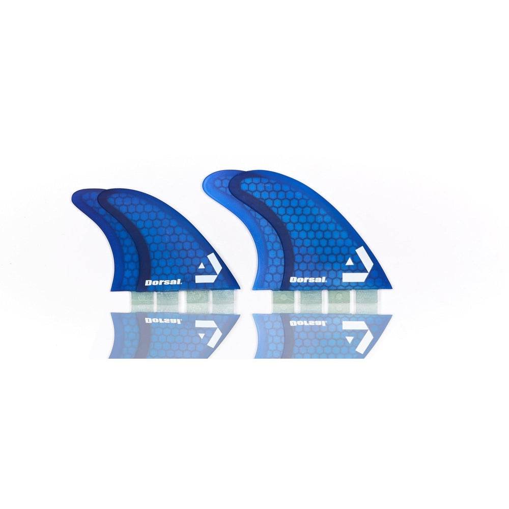 DORSAL Surfboard Fins Quad 4 Set FCS Compatible - One Revolver Surfboards