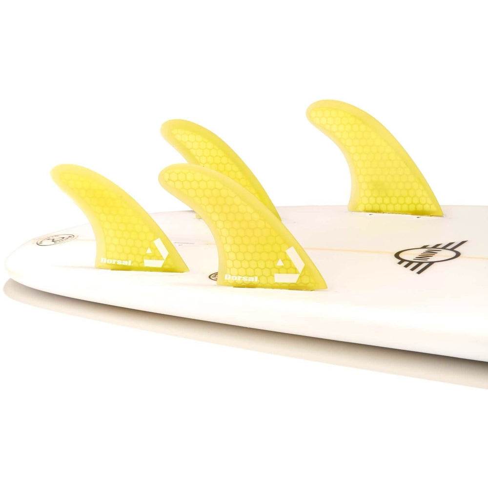 DORSAL Surfboard Fins Quad 4 Set FCS Compatible - One Revolver Surfboards