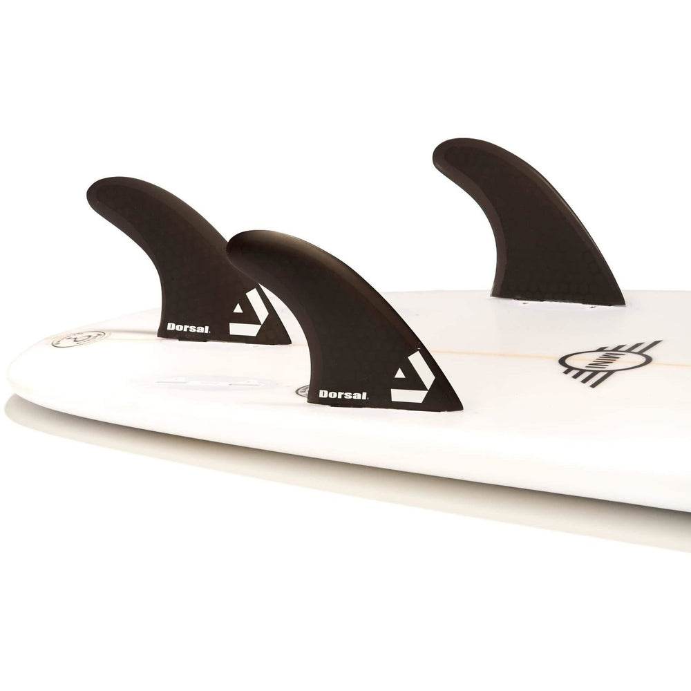 DORSAL Surfboard Fins Thruster 3 Set FCS Compatible - One Revolver Surfboards