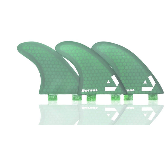 DORSAL Hexcore FCS Compatible 3-Fin Thruster Set