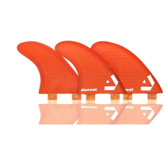 DORSAL Surfboard Fins Thruster 3 Set FCS Compatible - One Revolver Surfboards