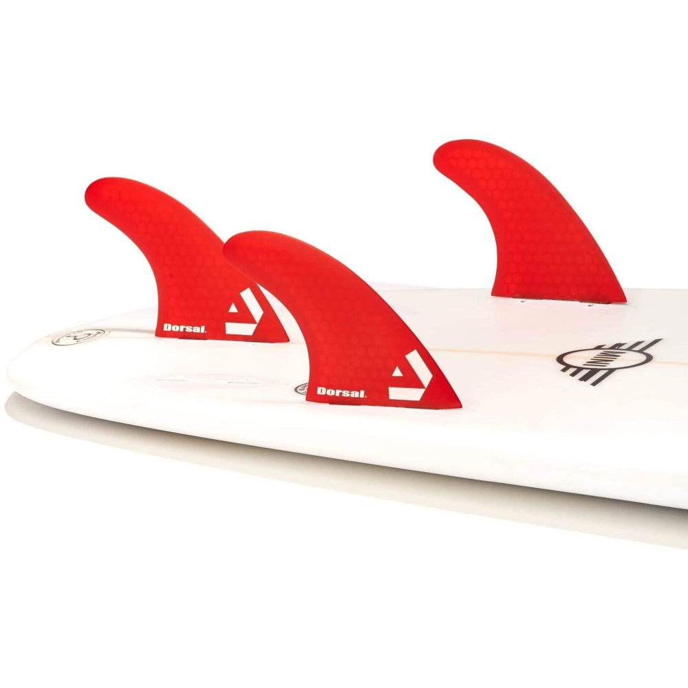 DORSAL Surfboard Fins Thruster 3 Set FCS Compatible - One Revolver Surfboards