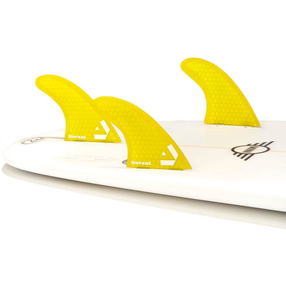 DORSAL Surfboard Fins Thruster 3 Set FCS Compatible - One Revolver Surfboards