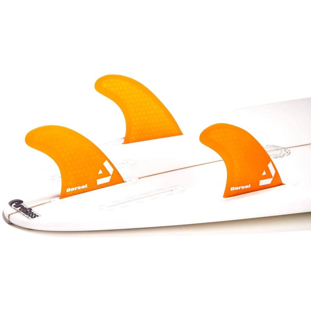 DORSAL Surfboard Fins Thruster 3 Set Future Compatible - One Revolver Surfboards