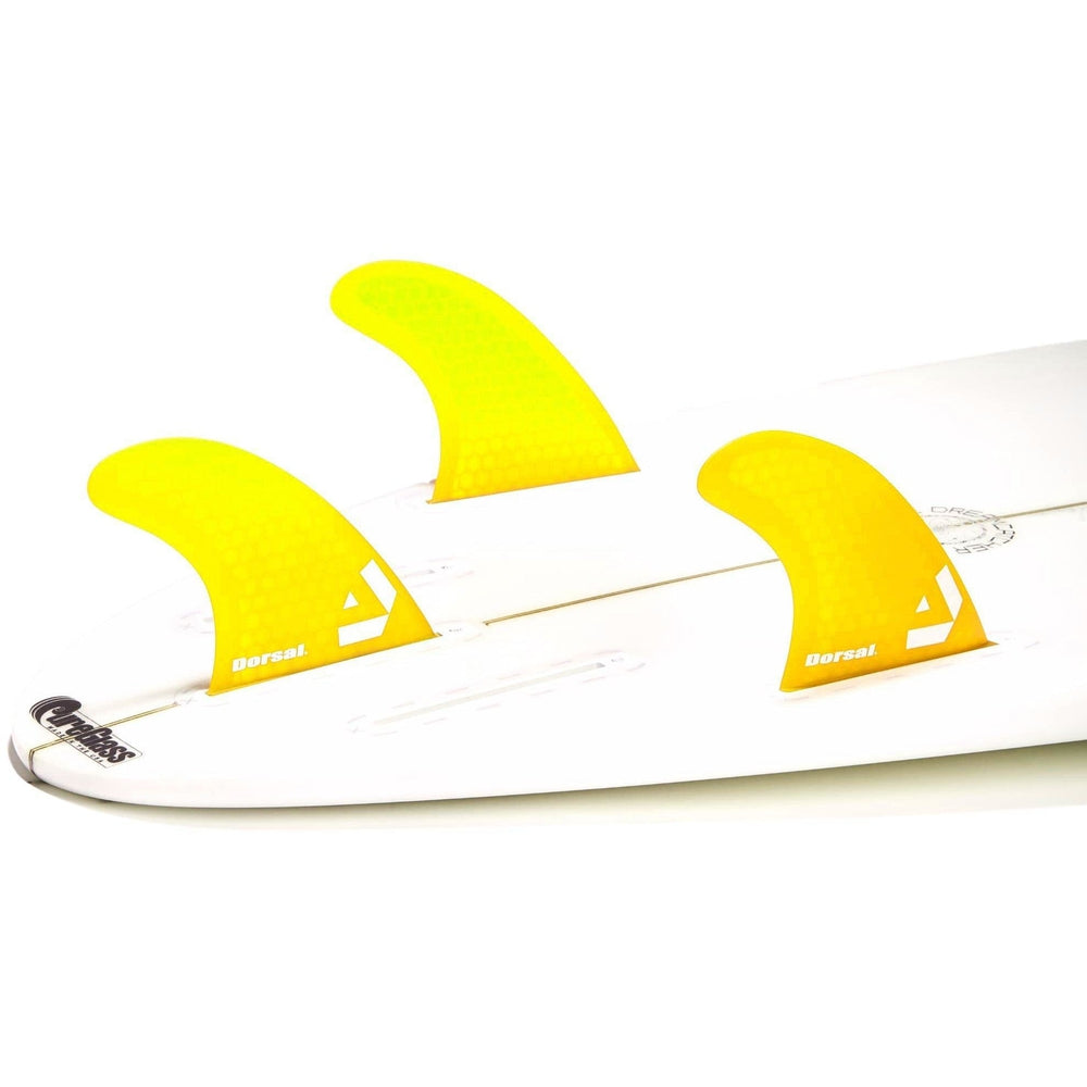 DORSAL Hexcore Futures Compatible 3-Fin Thruster Set