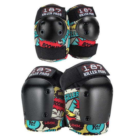 187 Killer Pads Combo Pack Pad Set Elbow Pads / Knee Pads - One Revolver Surfboards