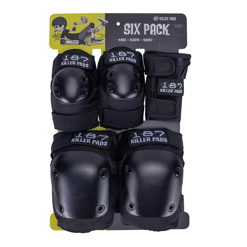 187 Killer Pads Six Pack Pad Set (Black) - One Revolver Surfboards