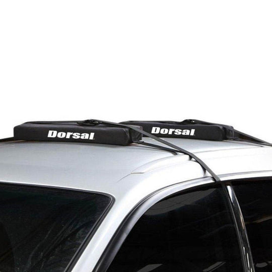 DORSAL Surfboard Car Soft Racks - Padded System, Easy Setup Any Car, ‘No Scratch’ Buckles - Strap Up to 3 Boards on Car Roof - One Revolver Surfboards