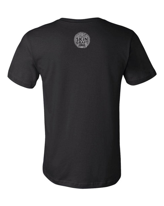 TERMS “SUSPENDED ACROSS CHASMS” WITH SKiN GRAFT BACK LOGO T-SHIRT - One Revolver Surfboards