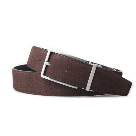 Miles Reversible Suede Leather 3.5 CM Belt - One Revolver Surfboards