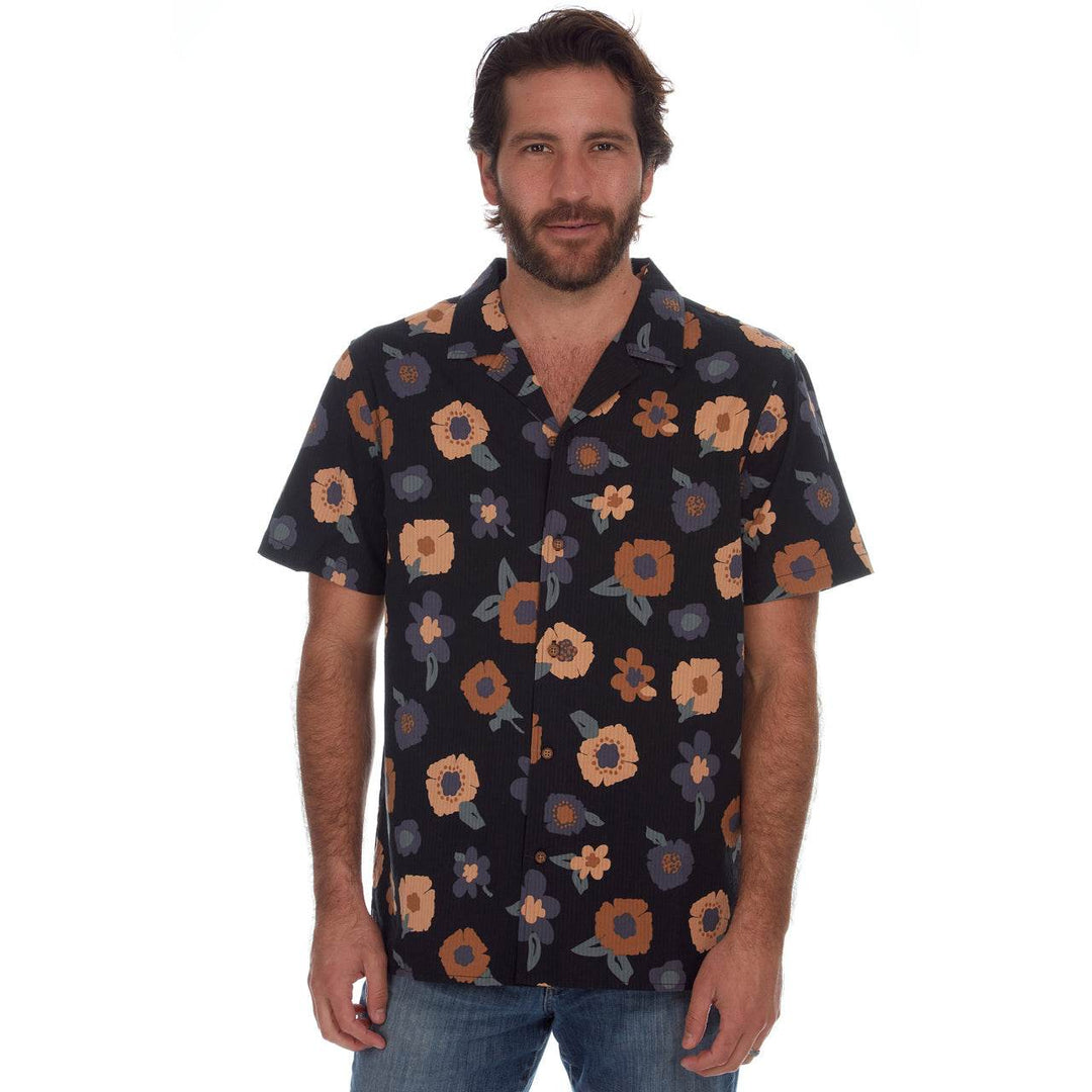 Kai Printed Seer Sucker Shirt - One Revolver Surfboards