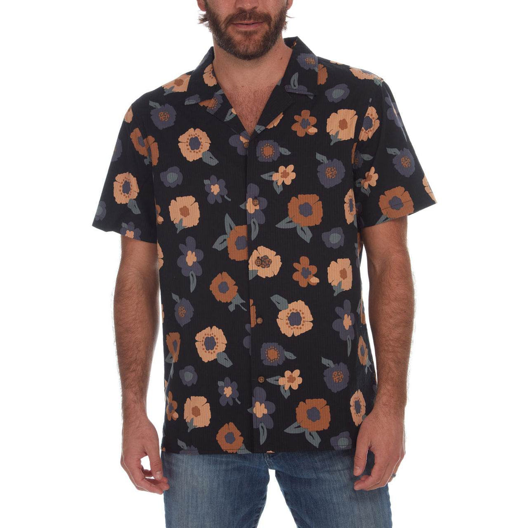 Kai Printed Seer Sucker Shirt - One Revolver Surfboards