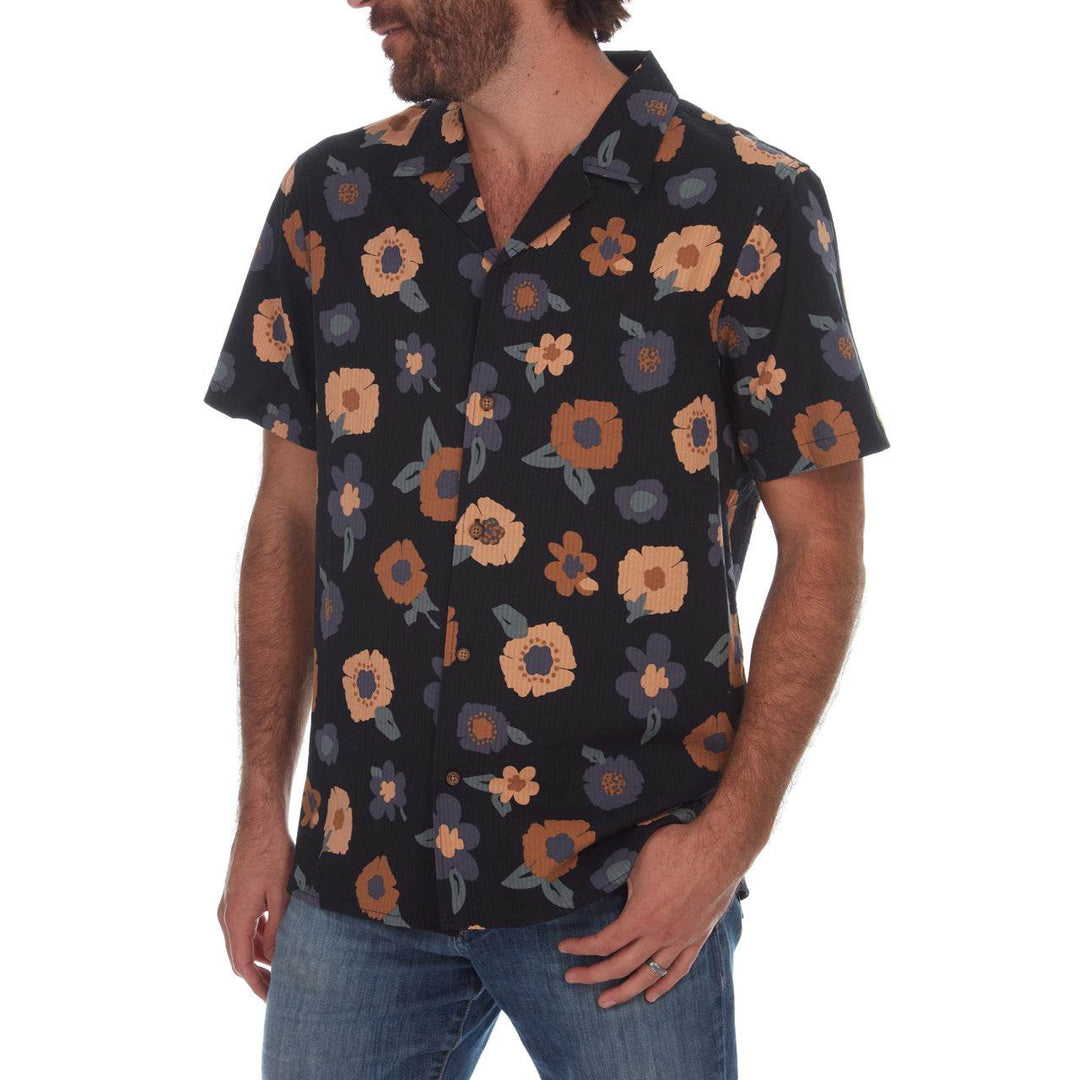 Kai Printed Seer Sucker Shirt - One Revolver Surfboards