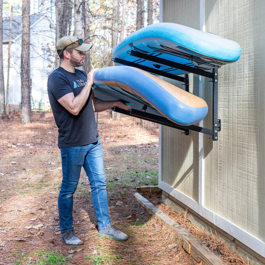 Sandbridge SUP & Surfboard Storage | Outdoor Adjustable Rack | 2 Level - One Revolver Surfboards