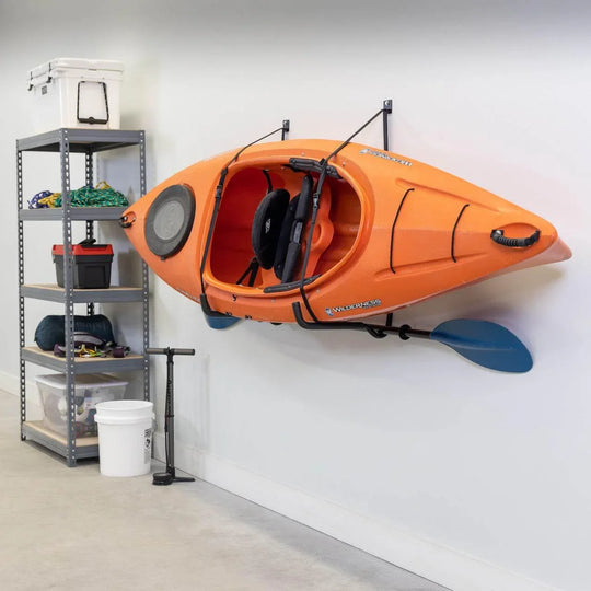 One Revolver Surfboards - Roanoke Kayak, SUP, &amp; Surfboard Storage Rack | Holds 100 lbs | Pro Wall Mounted
