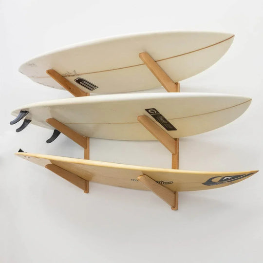 TidyTimber Surfboard Storage Wood Rack | Holds 3 Surfboards - One Revolver Surfboards