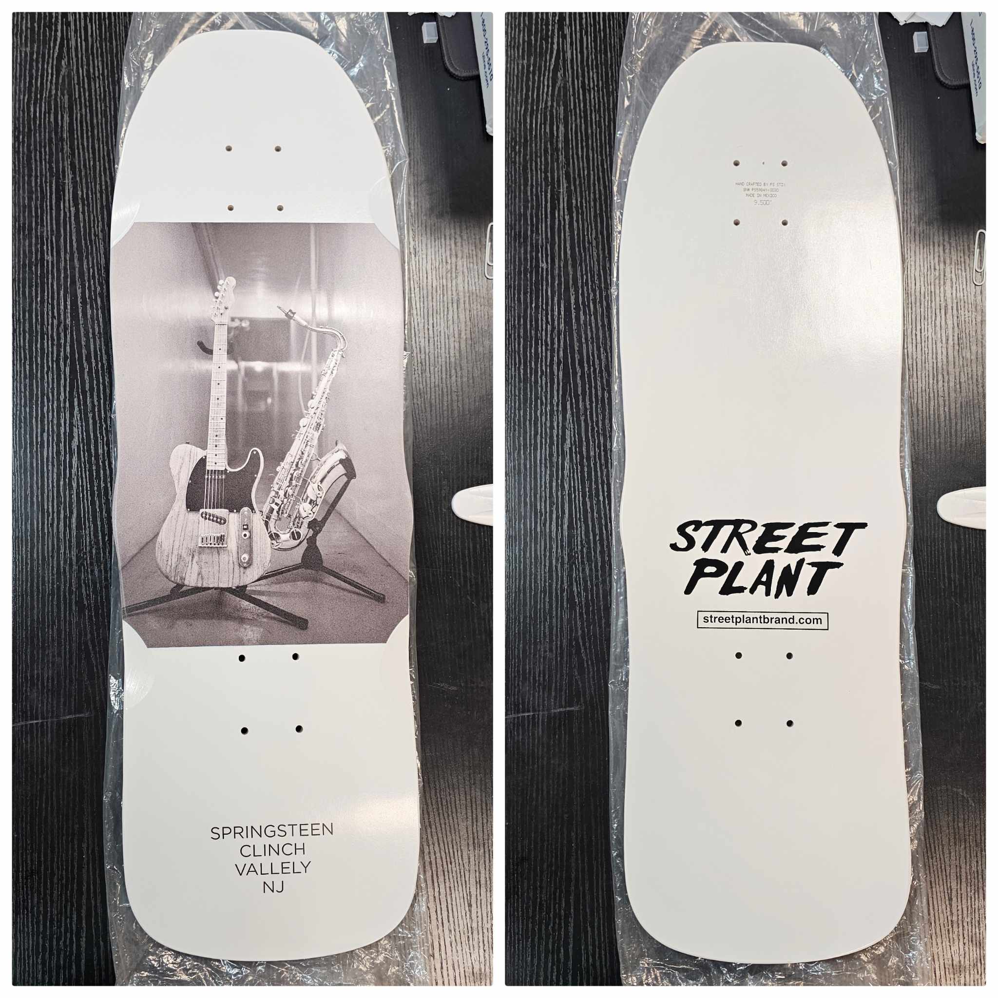 Street Plant x Bruce Springsteen x Danny Clinch "Instruments" LTD Skateboard Deck - One Revolver Surfboards