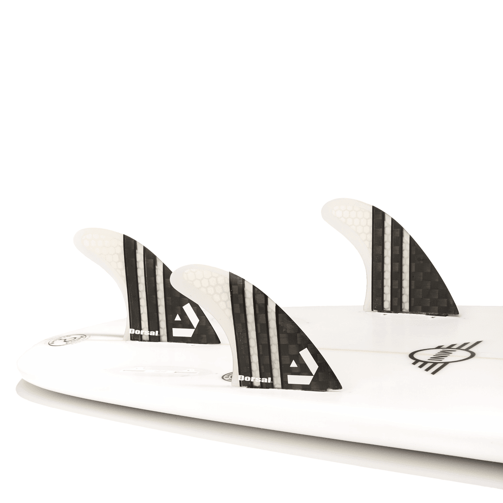 DORSAL Surfboard Fins Thruster 3 Set FCS Compatible - One Revolver Surfboards