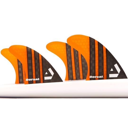 DORSAL Carbon Hexcore Futures Compatible 4-Fin Quad Set