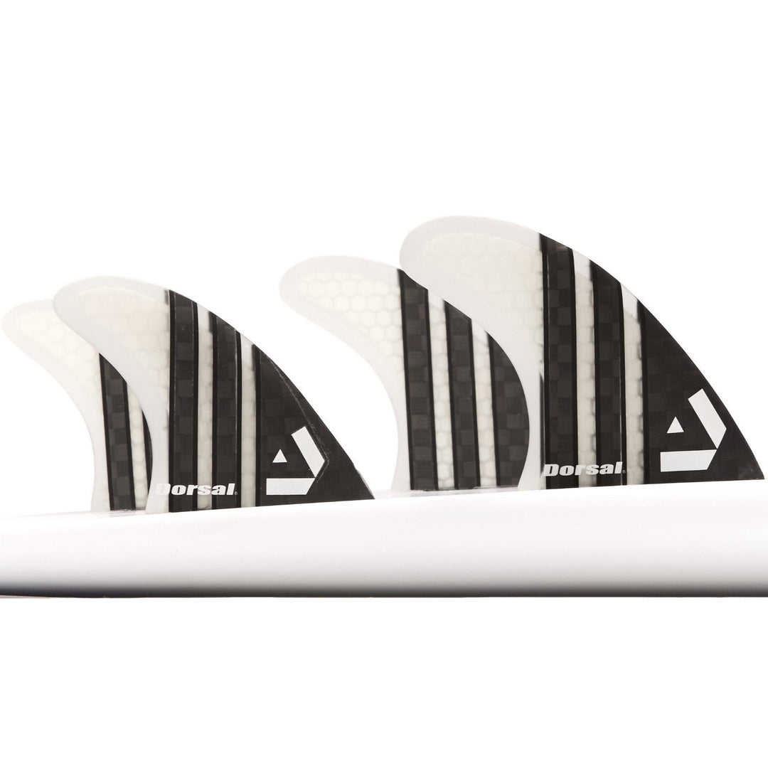 DORSAL Carbon Hexcore Futures Compatible 4-Fin Quad Set