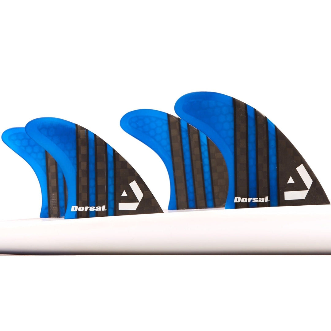DORSAL Carbon Hexcore Futures Compatible 4-Fin Quad Set