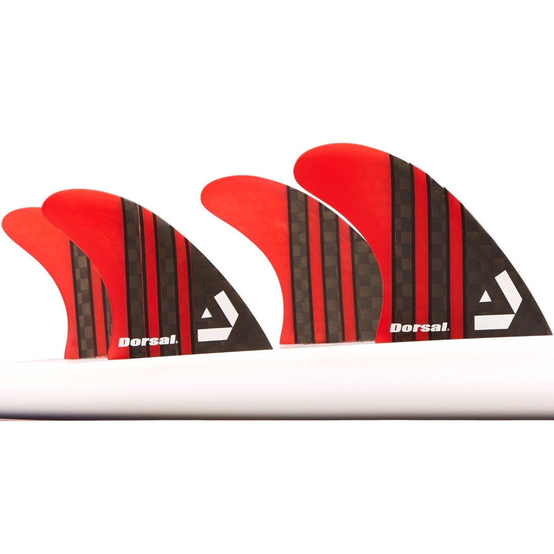DORSAL Carbon Hexcore Futures Compatible 4-Fin Quad Set