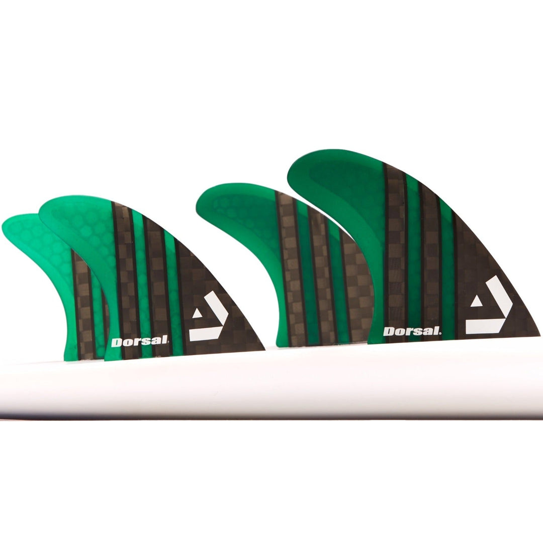DORSAL Carbon Hexcore Futures Compatible 4-Fin Quad Set