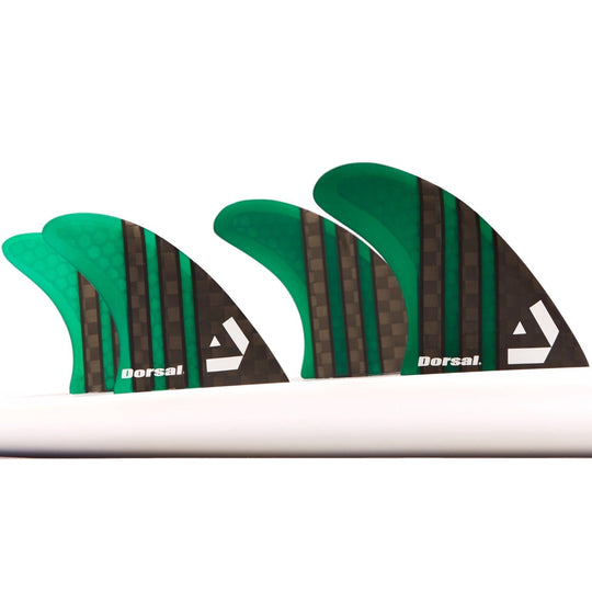 DORSAL Carbon Hexcore Futures Compatible 4-Fin Quad Set