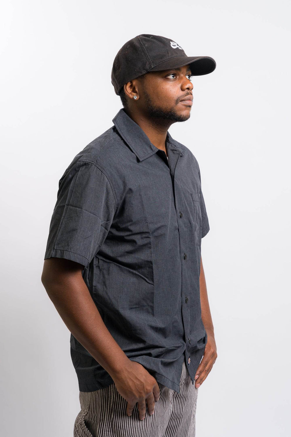 Dickies Skateboarding Waynesboro Shirt - Black Chambray - One Revolver Surfboards
