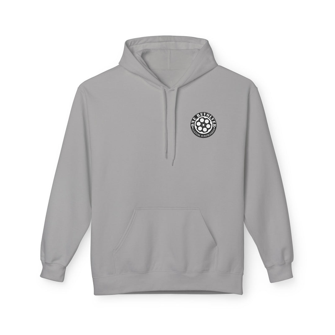 Smile Hoodie by One Revolver Surfboards – Unisex Midweight Softstyle Fleece