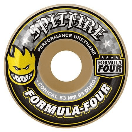 SpitFire F4 Conical 52mm 99a Skateboard wheels - One Revolver Surfboards