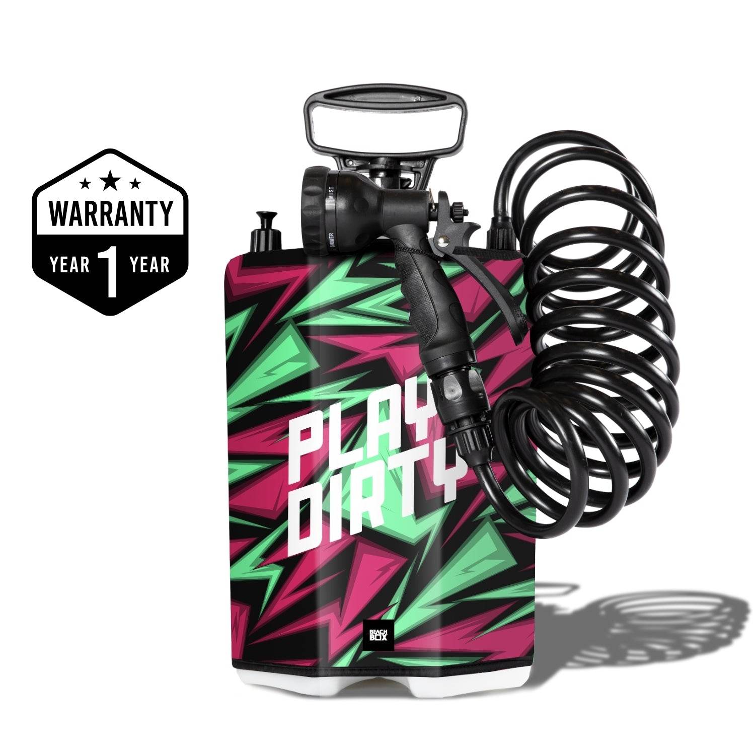 BeachBox Portable Shower Tank - 'Play Dirty' - One Revolver Surfboards