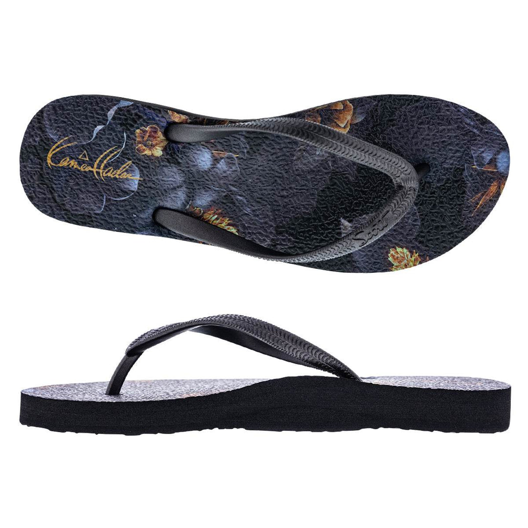 KAMEA WAHINE LAVA (No. 2113) - Hawaiian Designer Collaboration - Sandals - One Revolver Surfboards