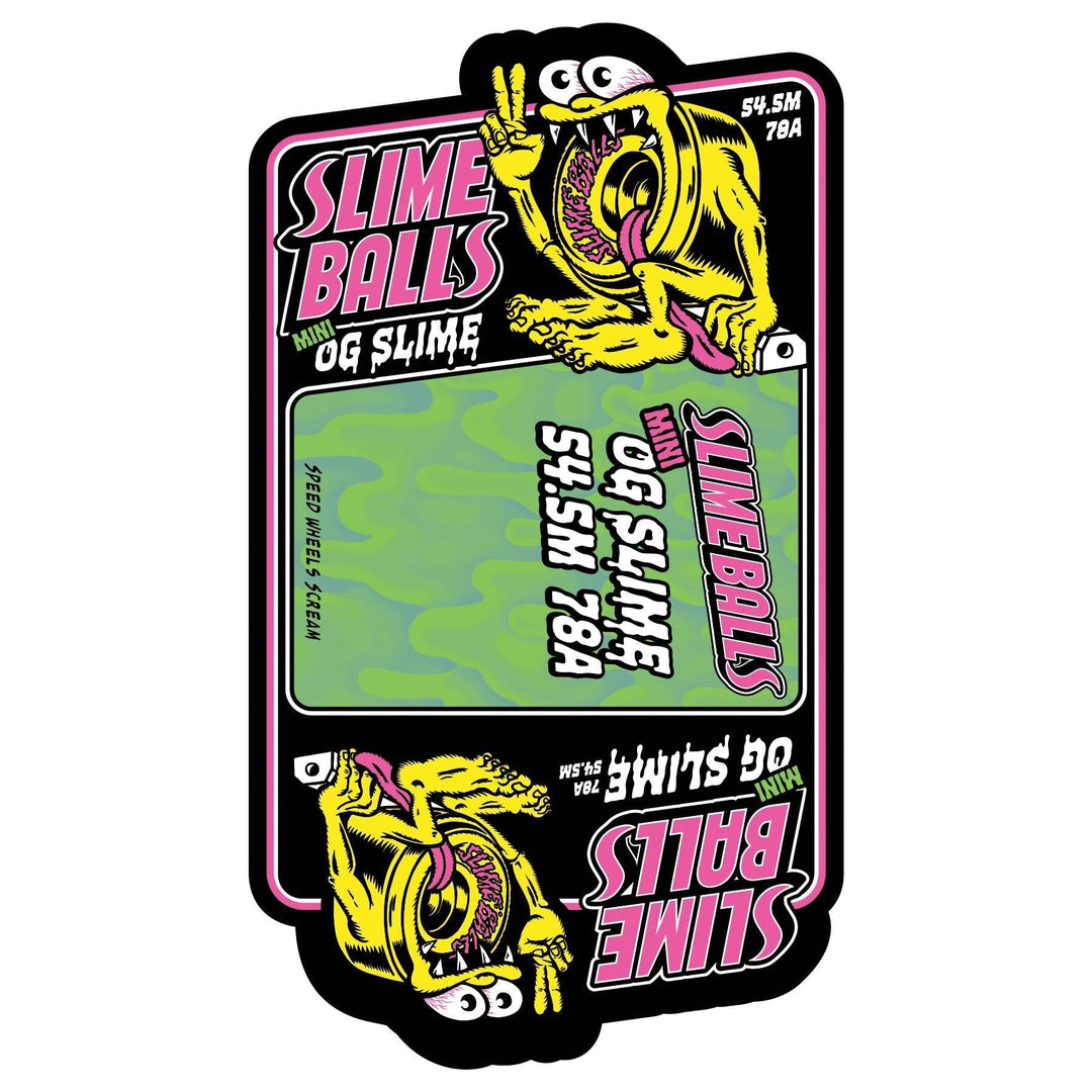 Slime Balls Jelly Fish Mini OG 54.5mm 78a Skateboard Wheels - One Revolver Surfboards