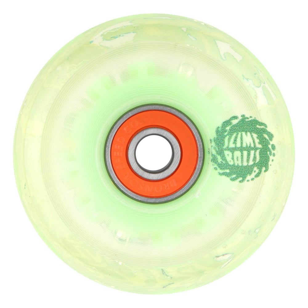 Slime Balls Jelly Fish Light Ups (GITD) 60mm 78a Skateboard Wheels - One Revolver Surfboards