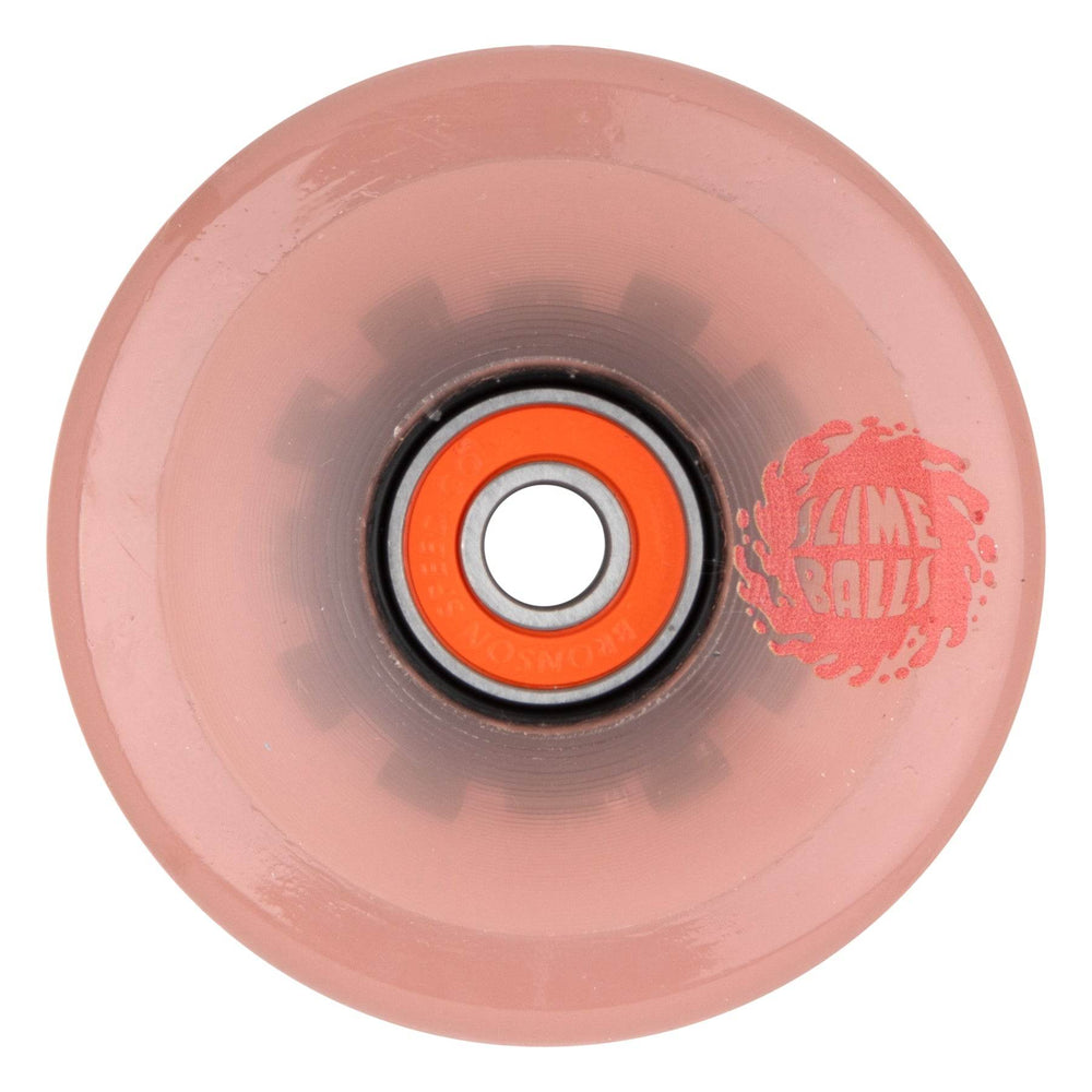 Slime Balls Pink Eyes Light Ups 66mm 78a Skateboard Wheels - One Revolver Surfboards