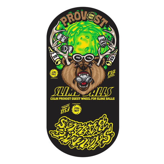 Slime Balls Collin Provost Beer Vomit MIni 54mm 97a Skateboard Wheels - One Revolver Surfboards