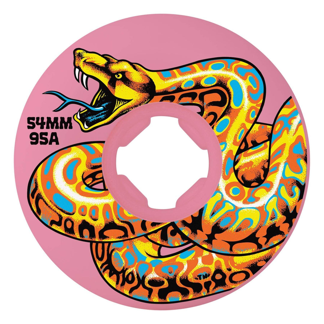 Slime Balls Jeff Kendall Snake Pink 54mm 95a Skateboard Wheels - One Revolver Surfboards