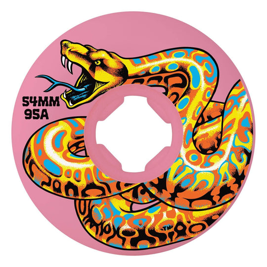 Slime Balls Jeff Kendall Snake Pink 54mm 95a Skateboard Wheels - One Revolver Surfboards