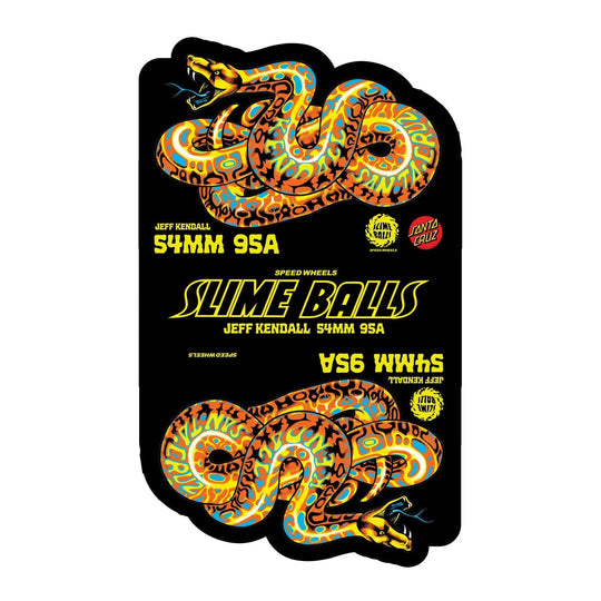 Slime Balls Jeff Kendall Snake Pink 54mm 95a Skateboard Wheels - One Revolver Surfboards