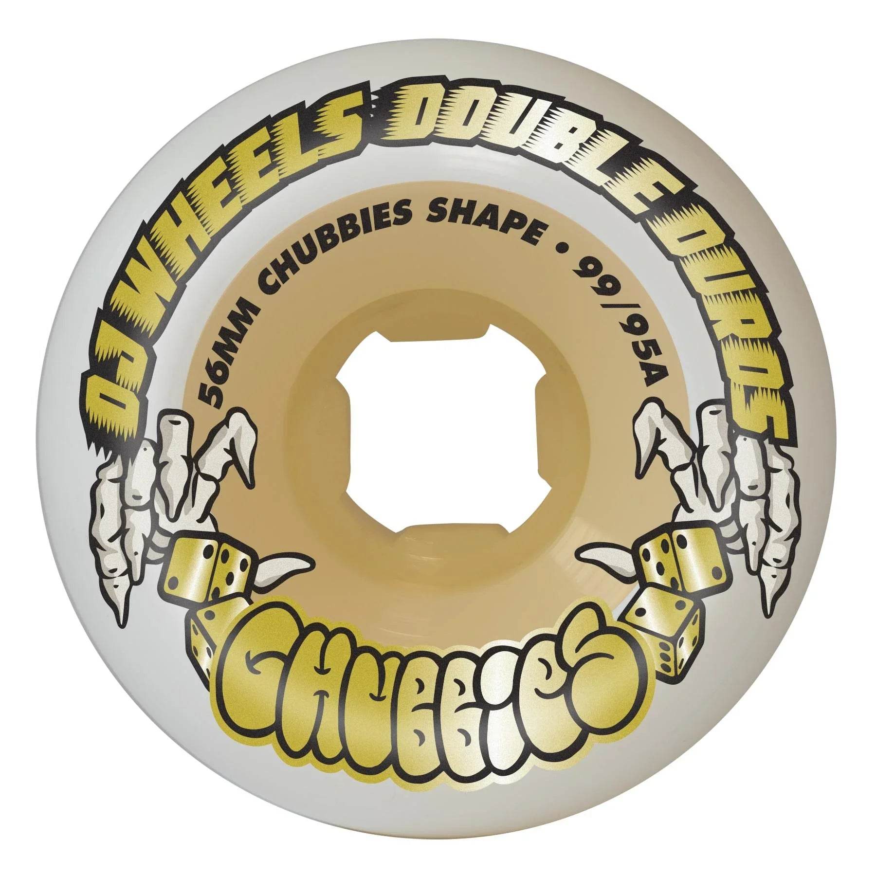 Oj Double Duro Chubbies 56mm 95a/99a Skateboard Wheels - One Revolver Surfboards