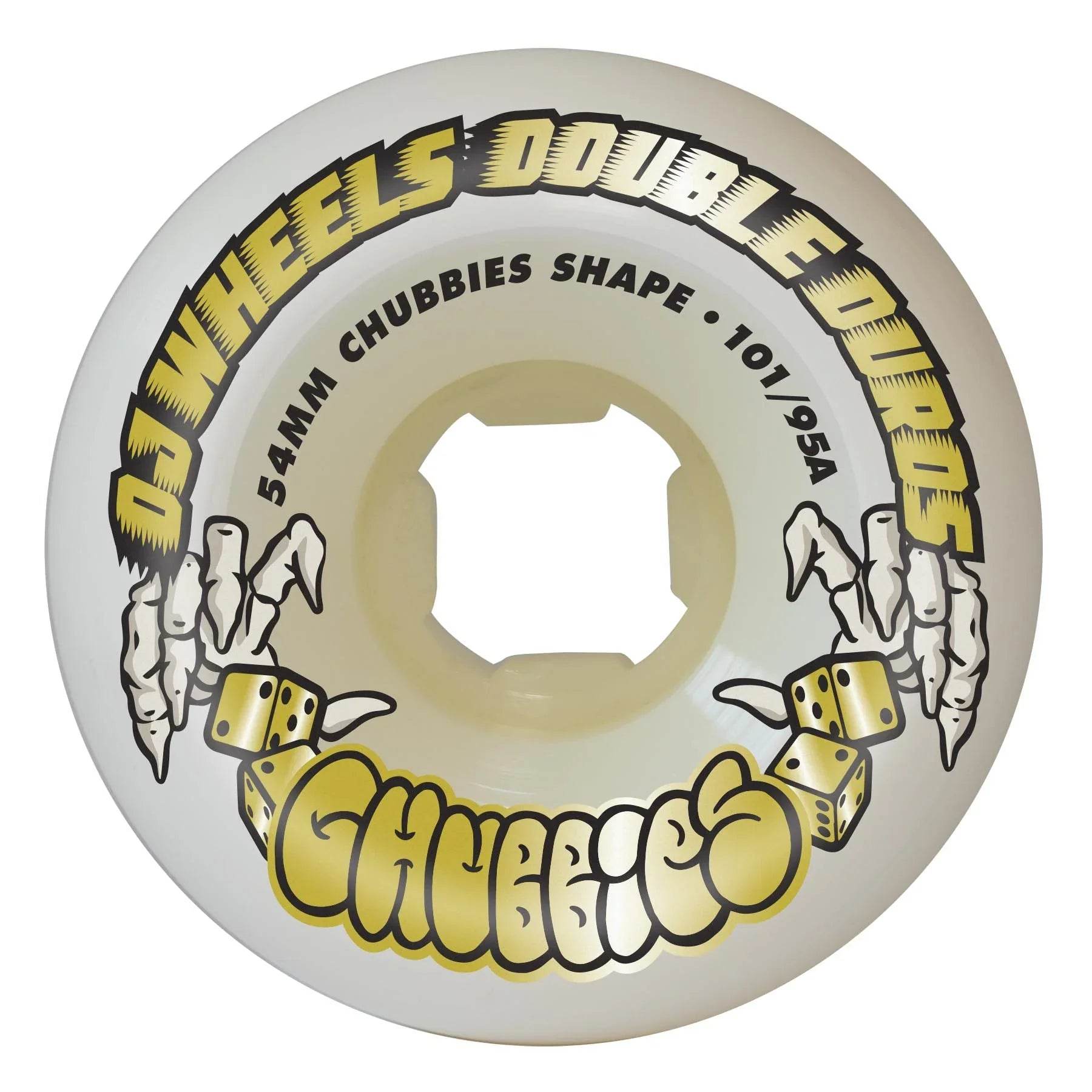 Oj Double Duro Chubbies 54mm 95a/101a Skateboard Wheels - One Revolver Surfboards