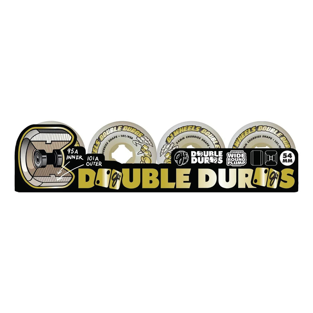 Oj Double Duro Chubbies 54mm 95a/101a Skateboard Wheels - One Revolver Surfboards