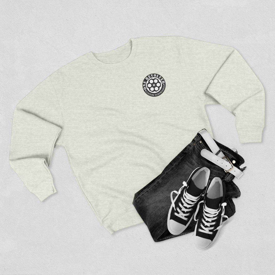 One Revolver Logo Crewneck Sweatshirt – Unisex Midweight Fleece - One Revolver Surfboards